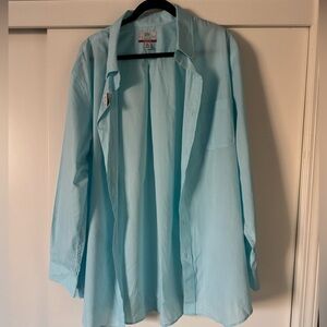 Croft & Barrow Men's Casual Light Blue Button Down Shirt